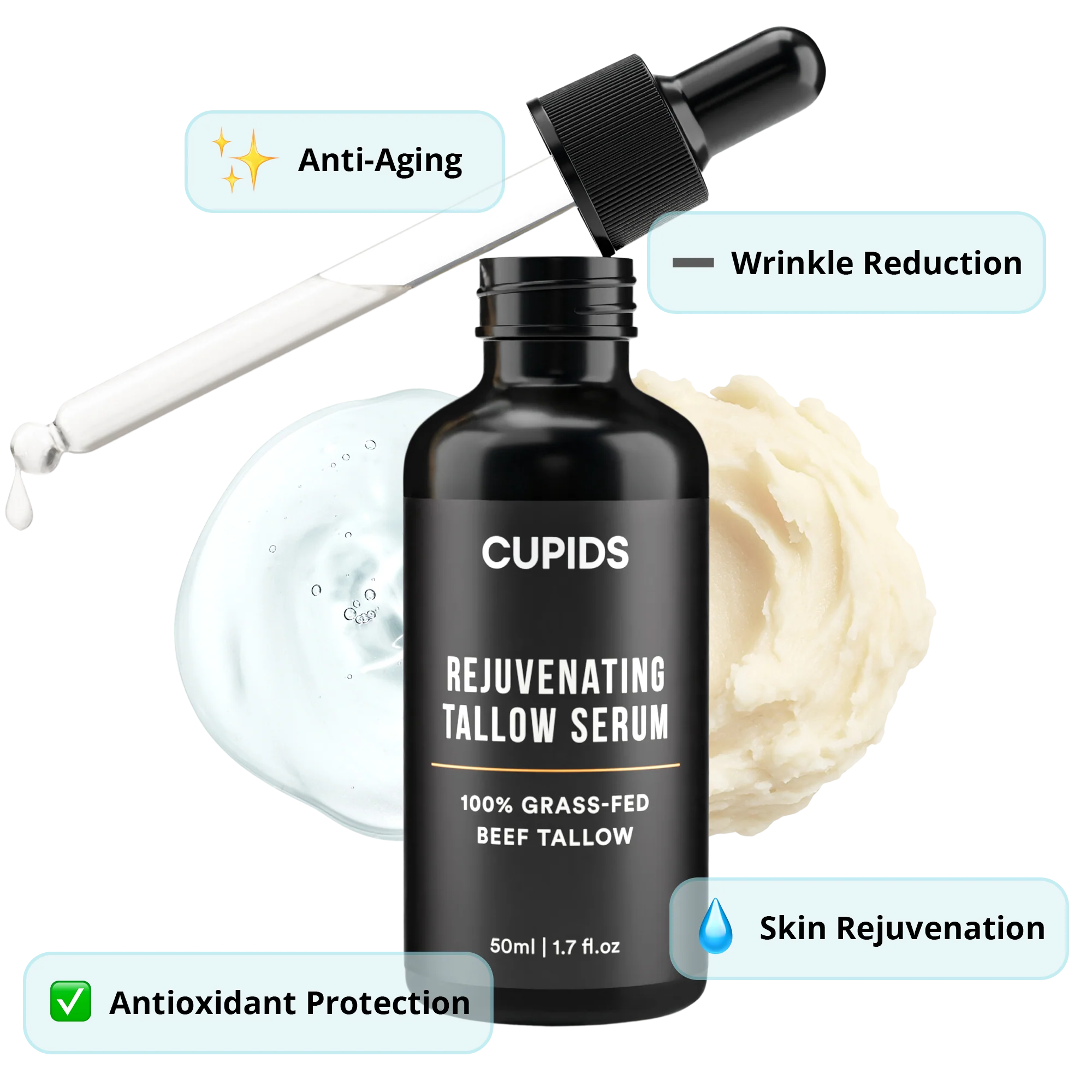 Cupids Rejuvenating Tallow Serum - Image 2